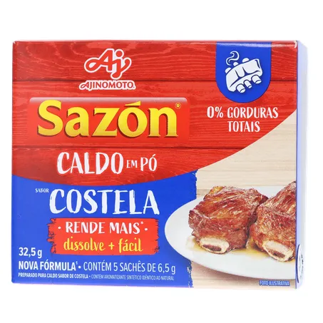 Caldo Em Pó Sazon Costela 32,5g 360-1