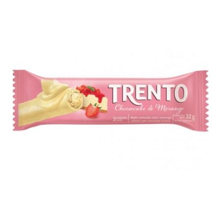 CHOCOLATE TRENTO CHEESECAKE MORANGO 29G