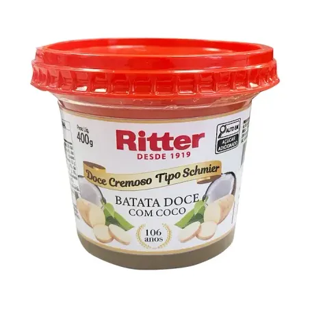 Doce Batata Doce Coco Ritter 400g Cremoso