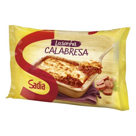 Lasanha calabresa sadia