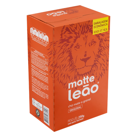 CHA LEAO MATTE TOSTADO A GRANEL ORIGINAL CAIXA 250G 360-4
