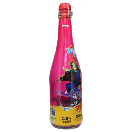 Espumante spunch 660ml zero alcool liga da justica 360-30