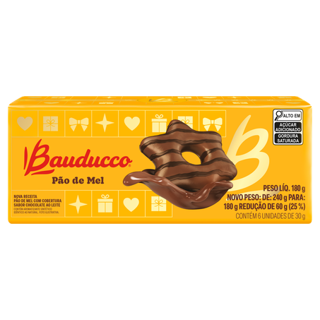 Pao mel bauducco 180gr