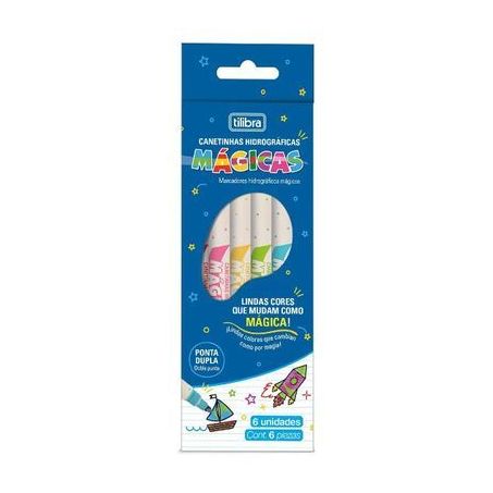 Canetinhas Tilibra Hidrograficas C/6 Magicas
