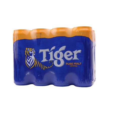 Cerveja Tiger Puro Malte Crystal Lata 350ml - Pacote com 12un - 4.2lt 360-32