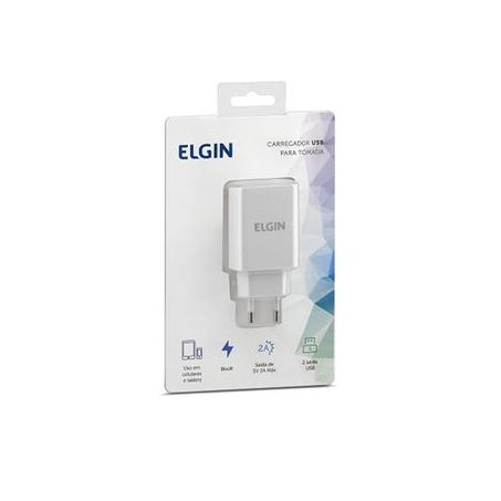 Carregador elgin usb 2a 10w