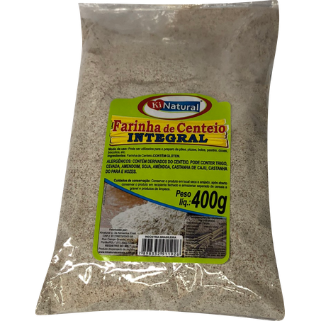 Farinha de centeio kinatural 400g integral
