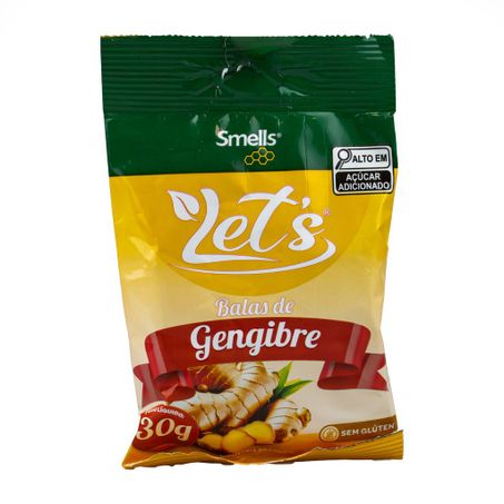 BALAS DE GENGIBRE 30G LET´S