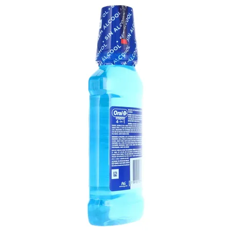 Enxaguatório Bucal Oral-b Menta Refrescante com Flúor Zero Álcool Frasco 250ml 360-12