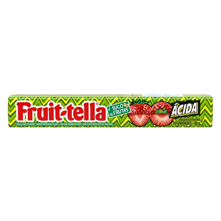 Balas Fruittella Morango Acida 40g