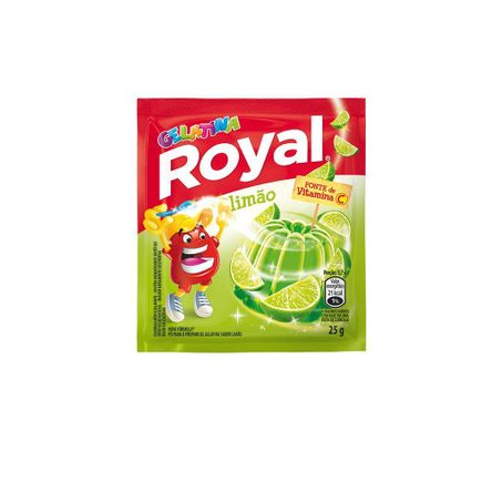 GELATINA EM PÓ ROYAL LIMÃO 25G