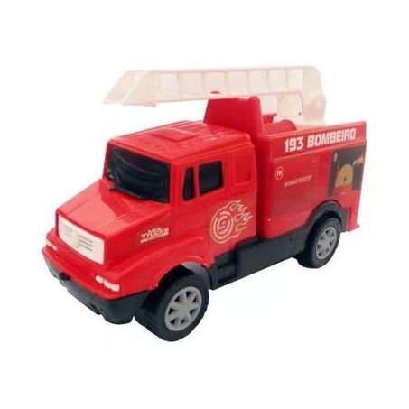 Brinquedo mini truck bombeiro samba toys