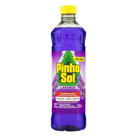 Desinfetante para Uso Geral Pinho Sol Lavanda Frasco 500ml