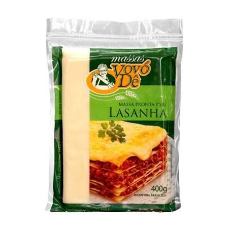 Massa Lasanha Vovo De 400g 