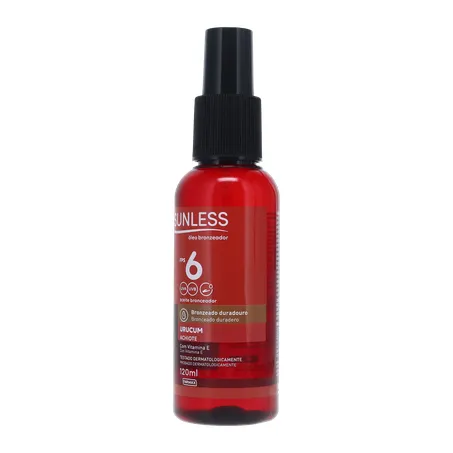 ÓLEO BRONZEADOR SUNLESS URUCUM 6FPS 120ML 360-3