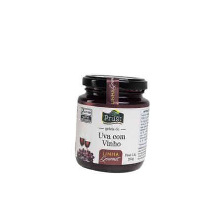 GELEIA PRUST GOURMET UVA COM VINHO VIDRO 260G