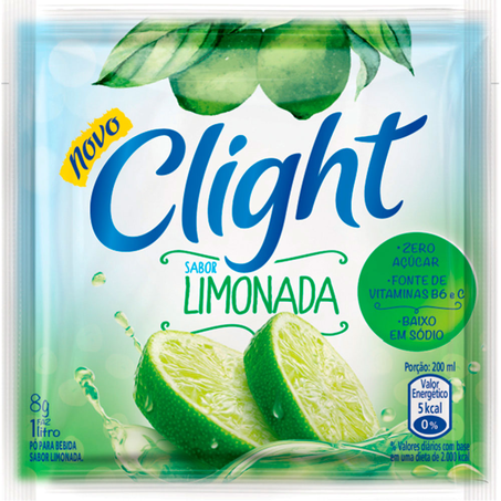Refresco em Pó Clight Limonada 8G