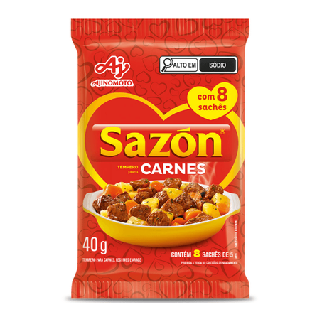 Tempero sazon 40g vermelho