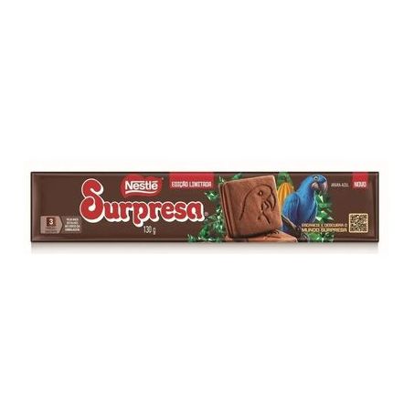 Biscoito Nestlé Recheado Chocolate Surpresa 130g 
 