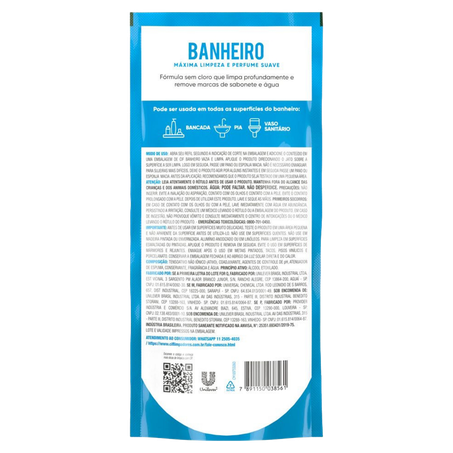 Limpador Banheiro Cif Sachê 450ml Refil Econômico 360-1