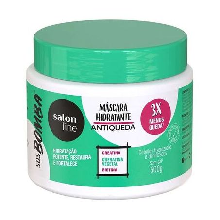 MASC.HIDRATACAO SALON LINE S.O.S ANTIQUEDA 500G