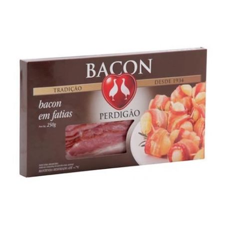 BACON PERDIGAO 250GR FAT. BAF