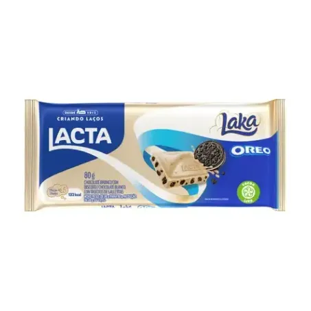 Chocolate Lacta 80g Branco Oreo