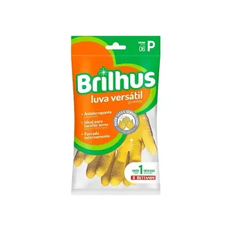 LUVA BRILHUS MULTIUSO 06 P (108610)