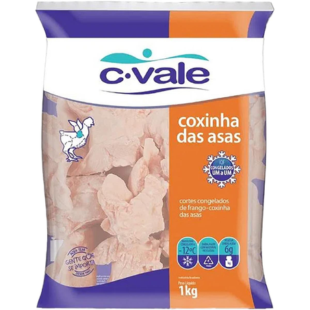Coxinha da Asa C. Vale 1kg - IQF