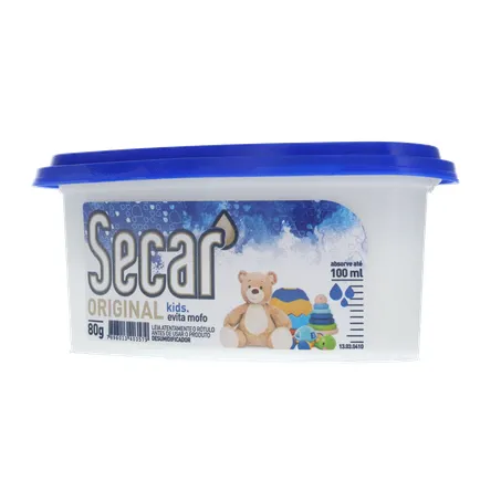 Desumidificador de Ambientes Secar Original Kids Evita Mofo Pote 80gr 360-3