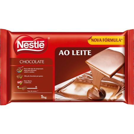 Cobertura De Chocolate Nestlé Ao Leite 1kg