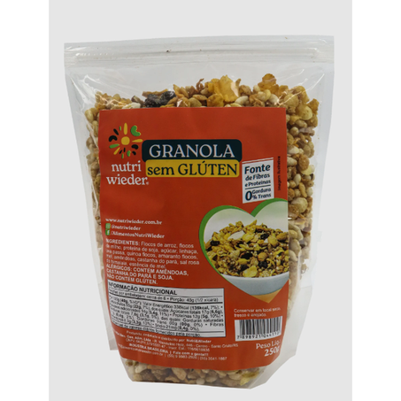 Granola nutri & wieder 250g sem gluten