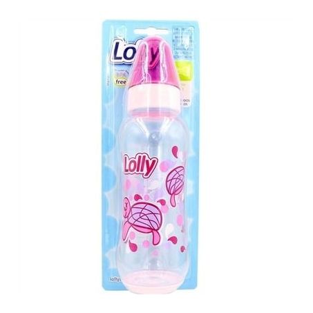 Mamadeira lolly 250ml rosa 2060/rs