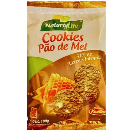 Biscoito Cookies Natural Life 180g Pao De Mel