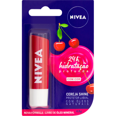 HIDRATANTE LABIAL NIVEA cereja 4,8g