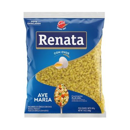 MAC C/OVOS SEM RENATA 500G AVE MARIA