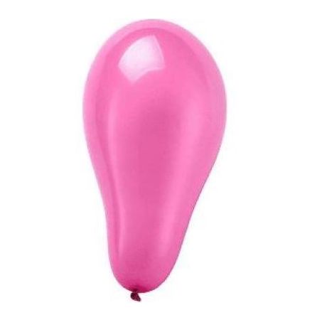 Balão liso fucsia regina n7 com 50