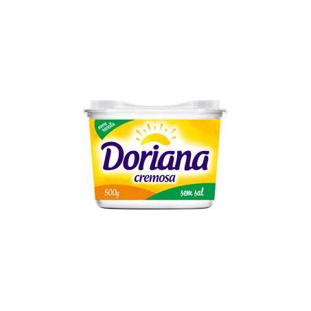 Margarina Doriana Cremosa sem Sal Pote 500gr