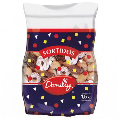 Biscoito Domelly Sortidos 1,5kg