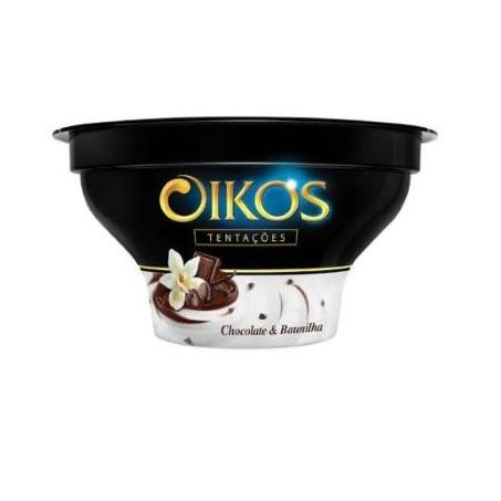 IOGURTE DANONE OIKOS TENT DELICIA CHOCOLATE/BAUNIL