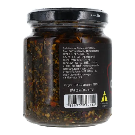 Tempero para churrasco mestre churrasqueiro chimichurry ao azeite vidro 200g 360-25