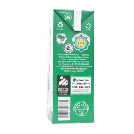 Leite UHT Integral Terra Viva Caixa 1lt 360-44