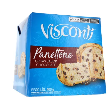 Panettone Visconti Chocolate Caixa 400gr 360-34