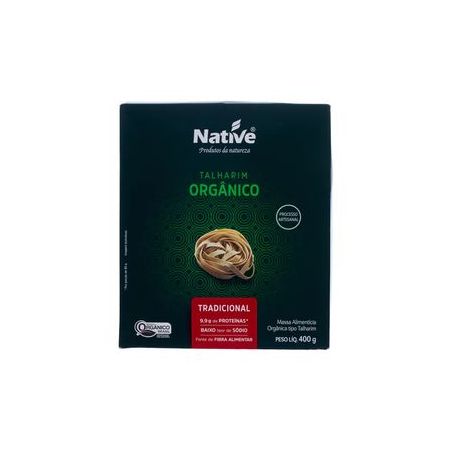 Macarrão Talharim Native Orgânico com Ovos Embalagem 400G