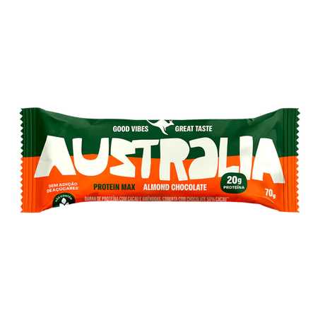 Barra de Proteína Australia Almond Chocolate 70g