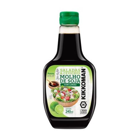 MOLHO DE SOJA KIKKOMAN LIMAO 240ML