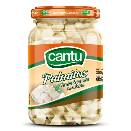 Palmito Cantu 270g Picado