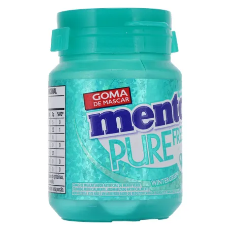Goma De Mascar Mentos Pure Fresh S/Açúcar Wintergreen Pt 56g  360-32