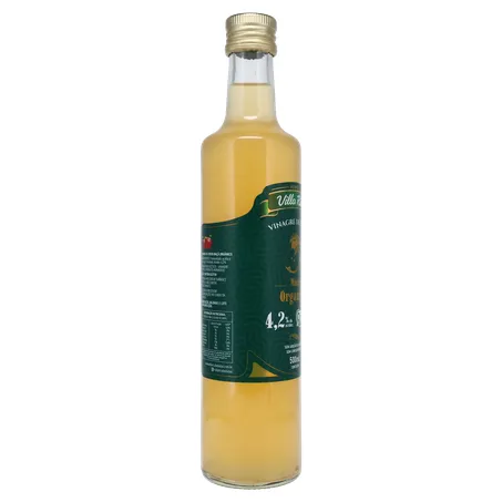Vinagre de Maçã Orgânico Villa Rica 500ml 360-30