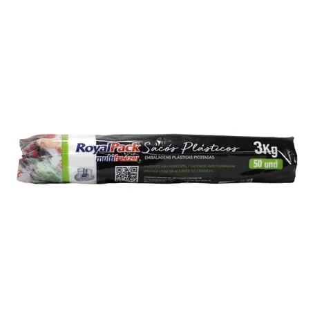 SACO PLASTICO ROYALPACK MULTIFREEZER 3KG 50UN (023958)